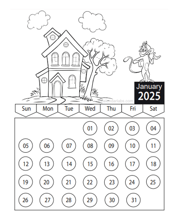 2025 Coloring Pages Printable for Free Download