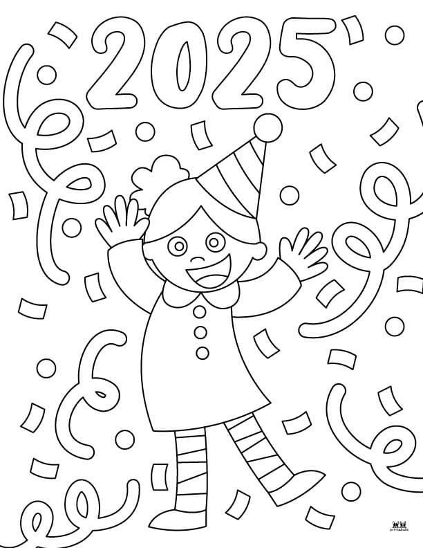 2025 Coloring Pages Printable for Free Download