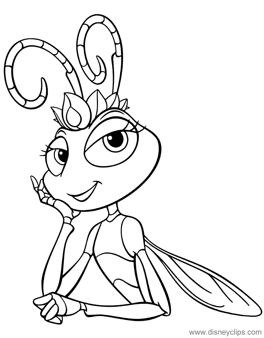 A Bug's Life Coloring Pages Printable for Free Download