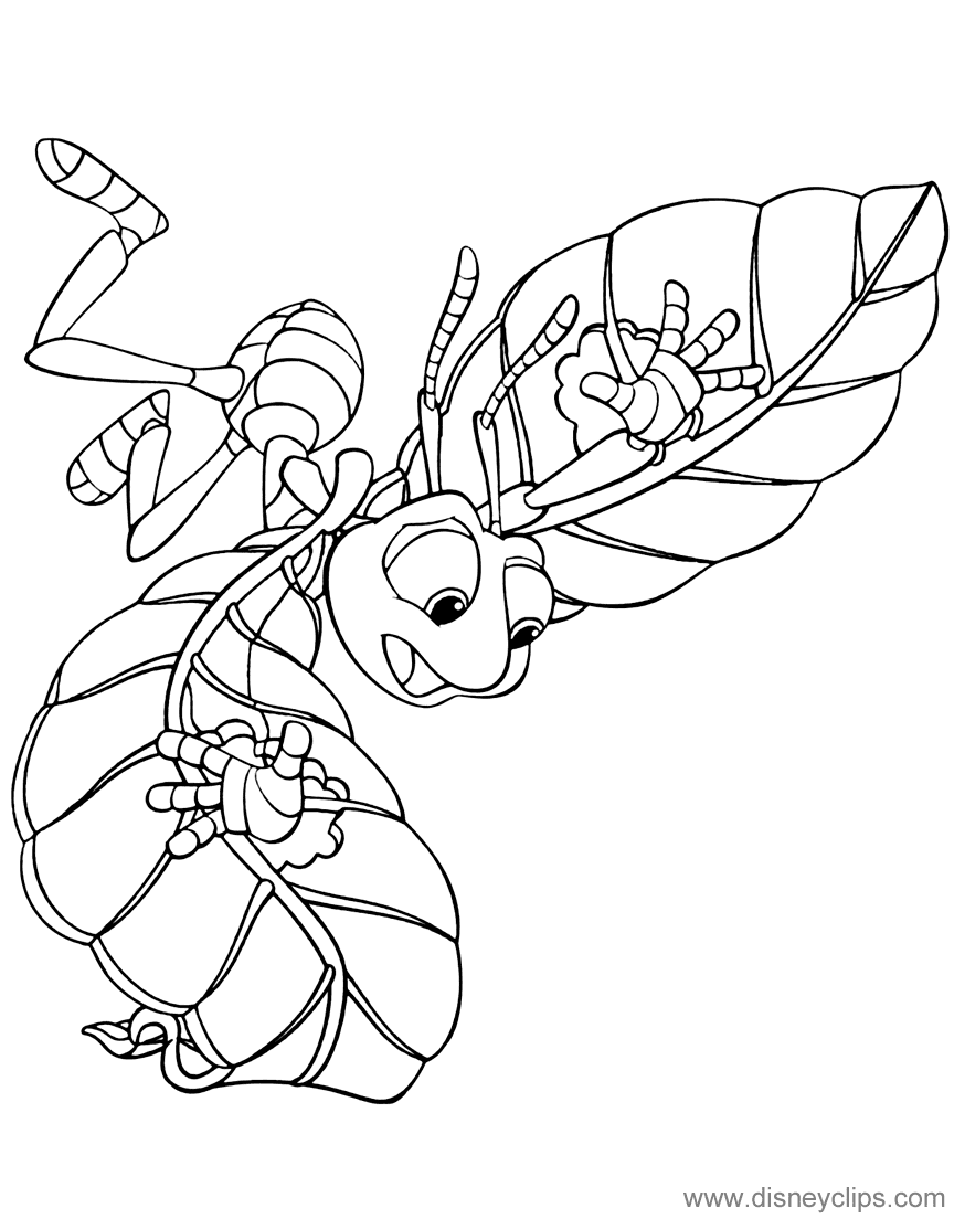 A Bug's Life Coloring Pages Printable for Free Download