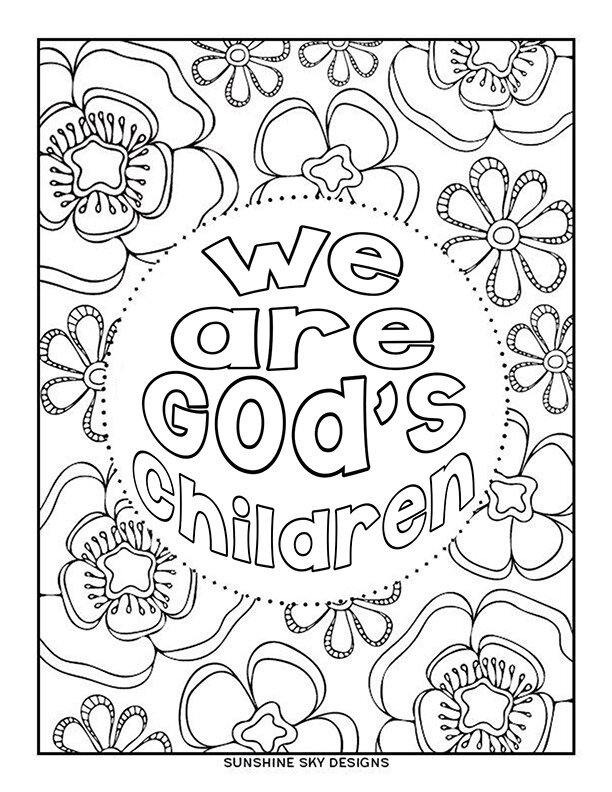 Affirmations Coloring Pages Printable for Free Download