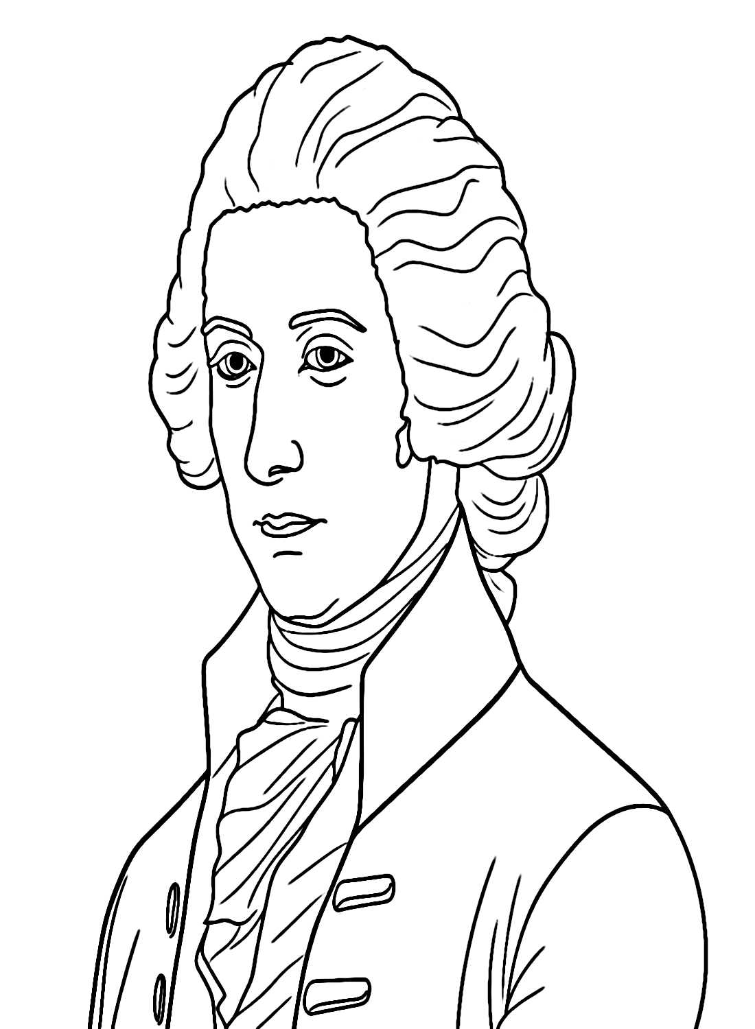 Alexander Hamilton Coloring Pages Printable for Free Download