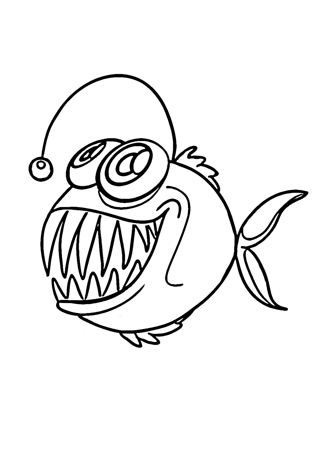 Anglerfish Coloring Pages Printable For Free Download