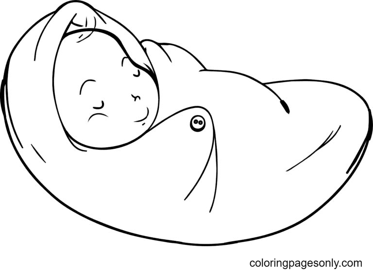 Baby Coloring Pages Printable for Free Download