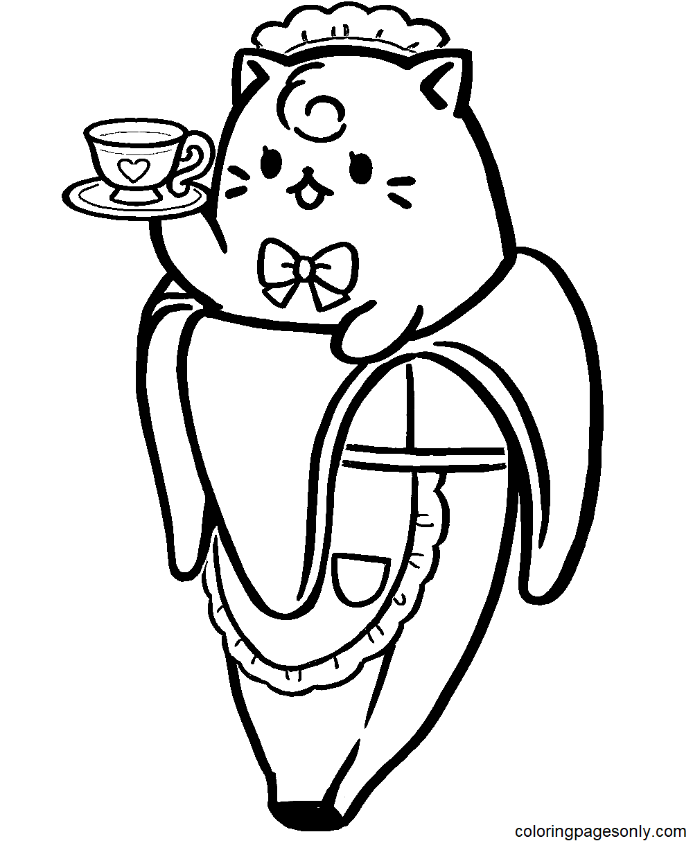 Bananya Coloring Pages Printable for Free Download