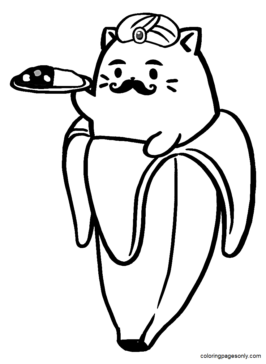 Bananya Coloring Pages Printable for Free Download