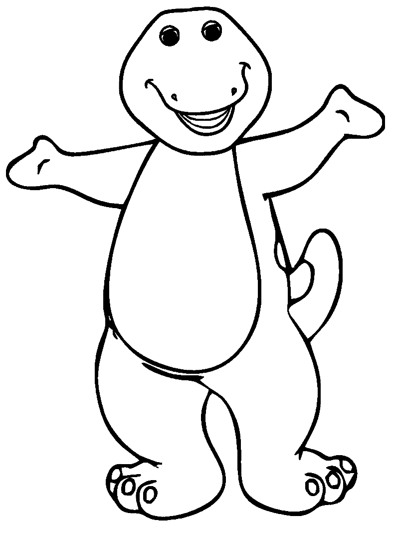 Barney and Friends Coloring Pages Printable for Free Download