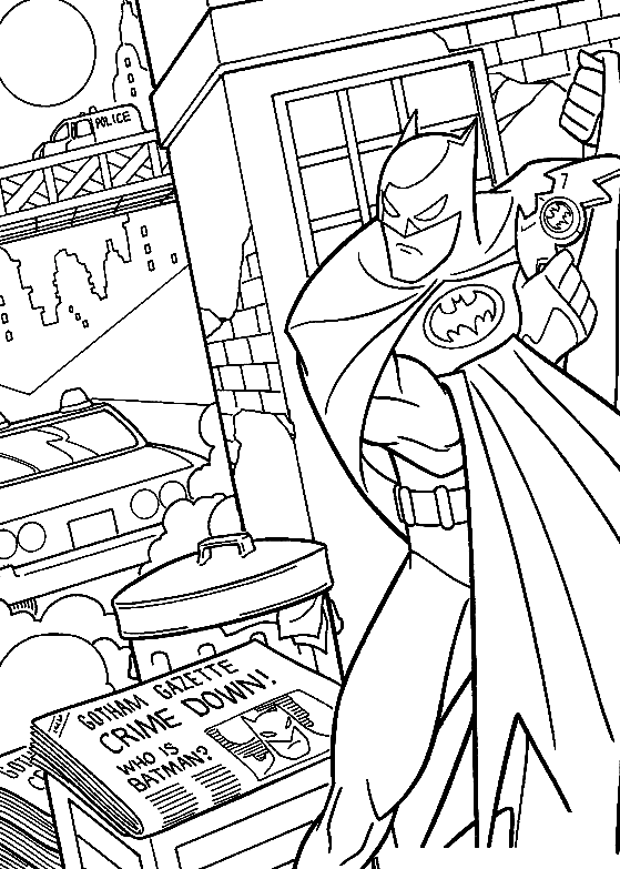 Batman Coloring Pages Printable for Free Download