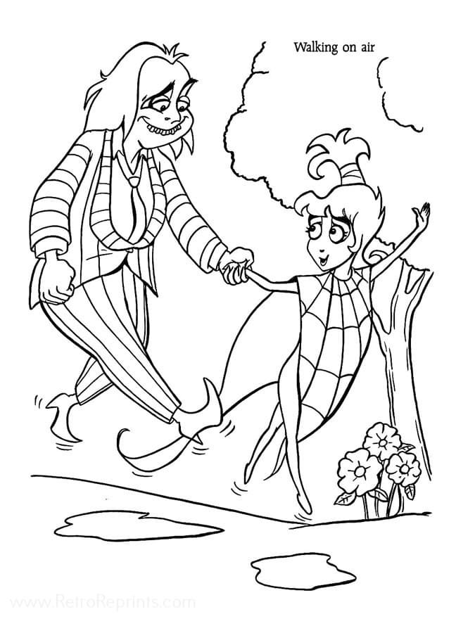 Beetlejuice Coloring Pages Printable for Free Download