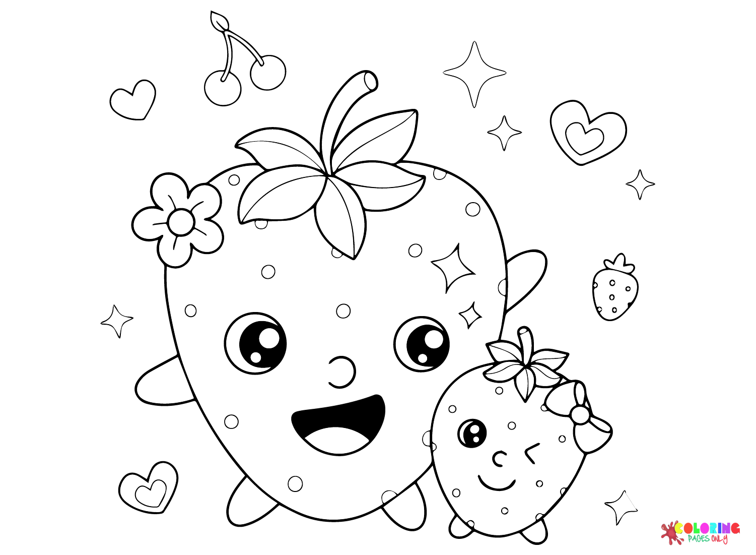 Berries Coloring Pages Printable for Free Download