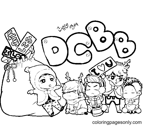 Big Bang Coloring Pages Printable for Free Download