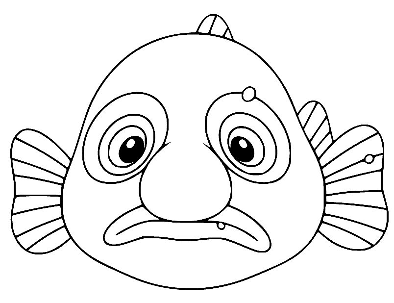 Blobfish Coloring Pages Printable for Free Download