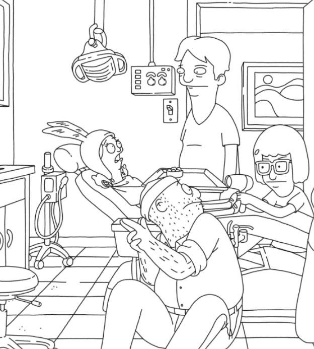 Bobs Burgers Coloring Pages Printable For Free Download 