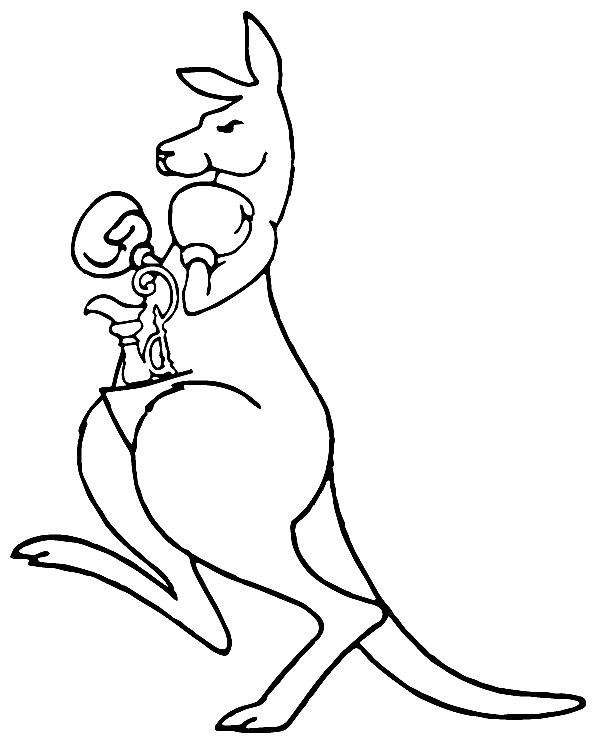 Boxing Coloring Pages Printable for Free Download