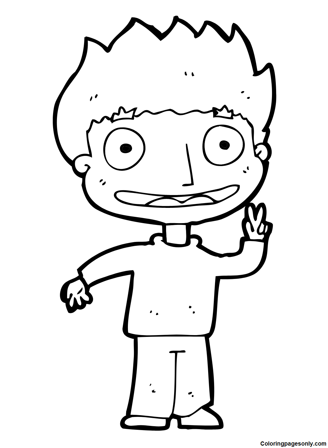 Boyish Coloring Pages Printable for Free Download