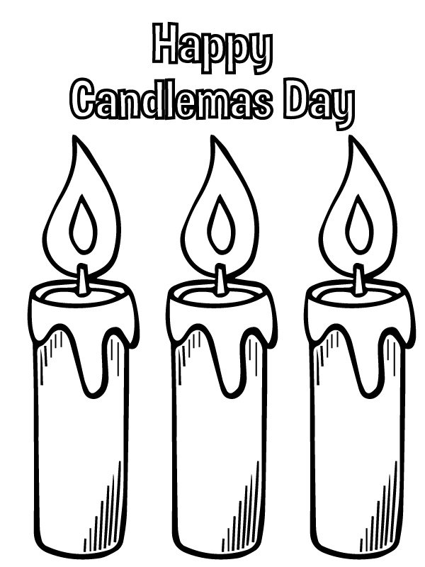 Candlemas Day Coloring Pages Printable for Free Download