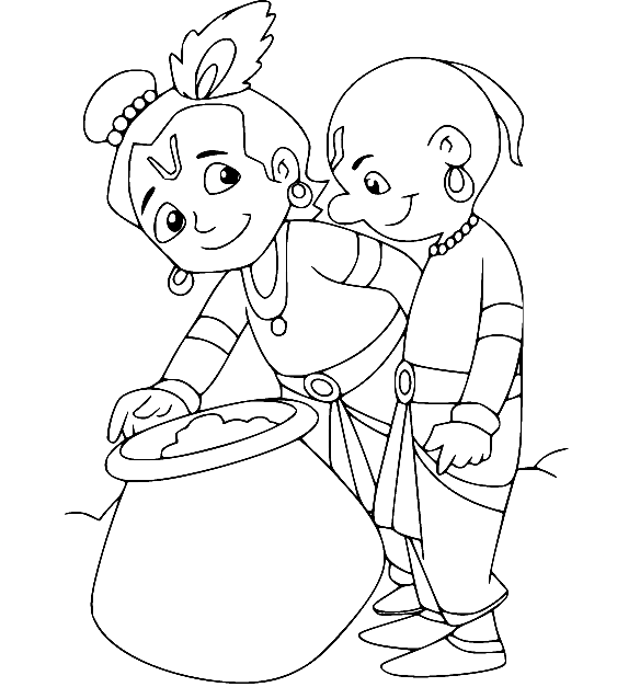 Chhota Bheem Coloring Pages Printable for Free Download