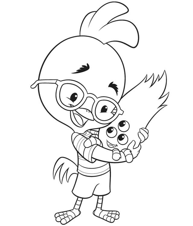 Chicken Little Coloring Pages Printable for Free Download