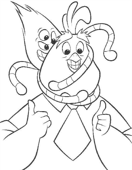 Chicken Little Coloring Pages Printable for Free Download