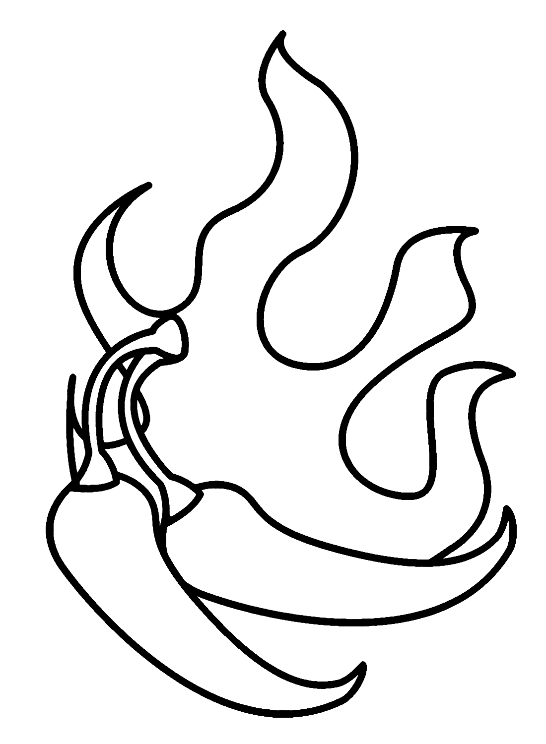 Chili Pepper Coloring Pages Printable for Free Download