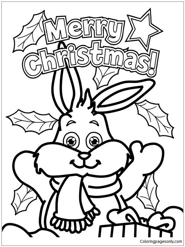 10 Christmas Animal Coloring Pages Printable for Festive Fun