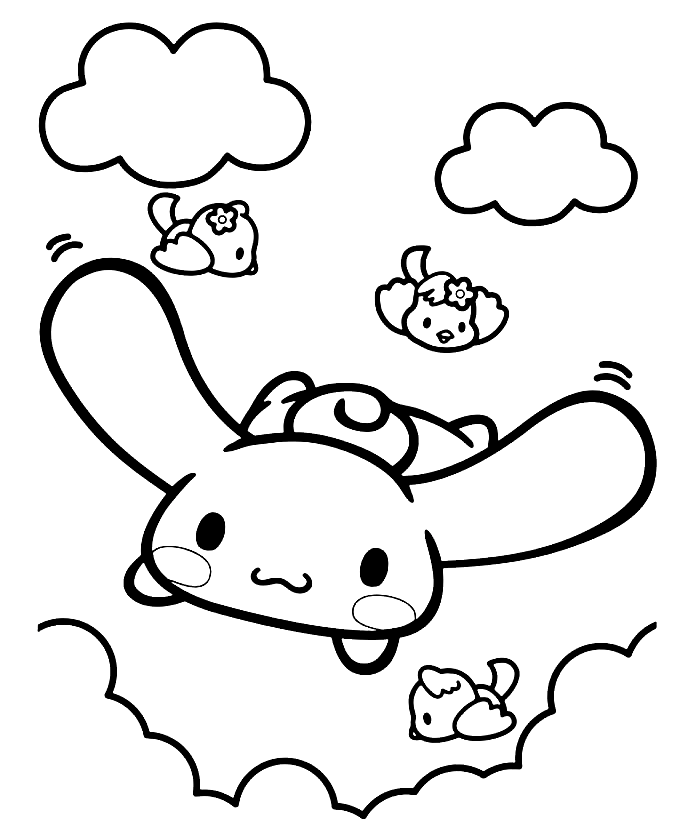 Cinnamoroll Coloring Pages Printable for Free Download