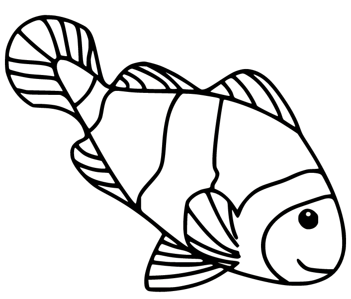 Clownfish Coloring Pages Printable for Free Download