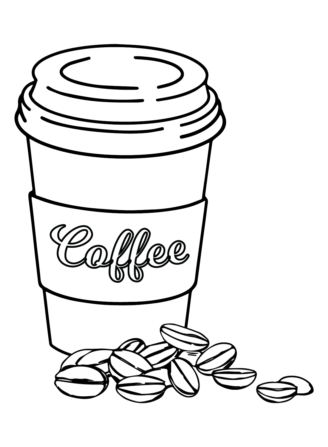 Coffee Coloring Pages Printable for Free Download