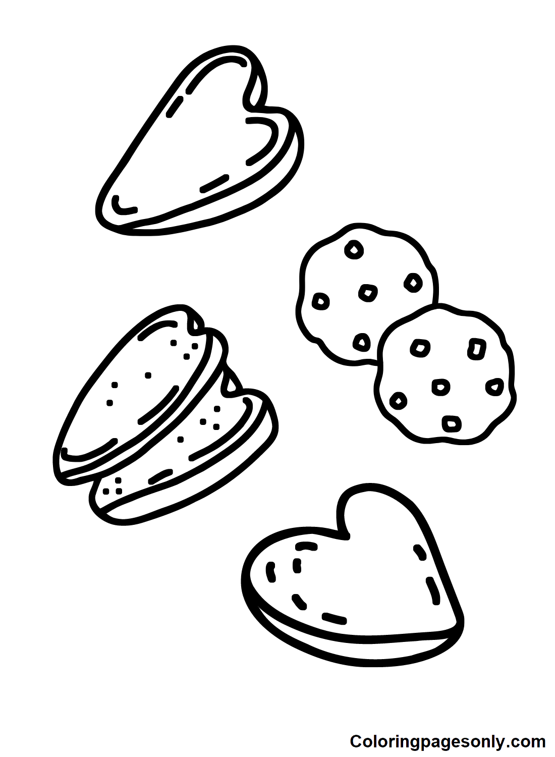 Cookie Coloring Pages Printable for Free Download