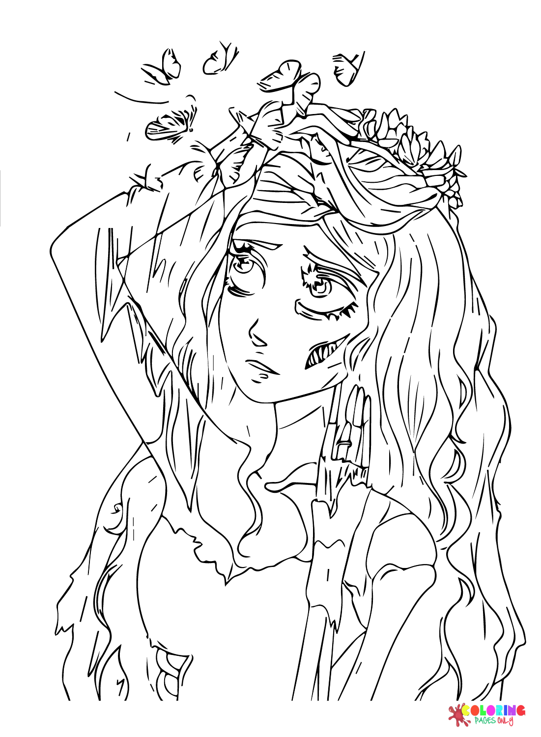 Corpse Bride Coloring Pages Printable For Free Download