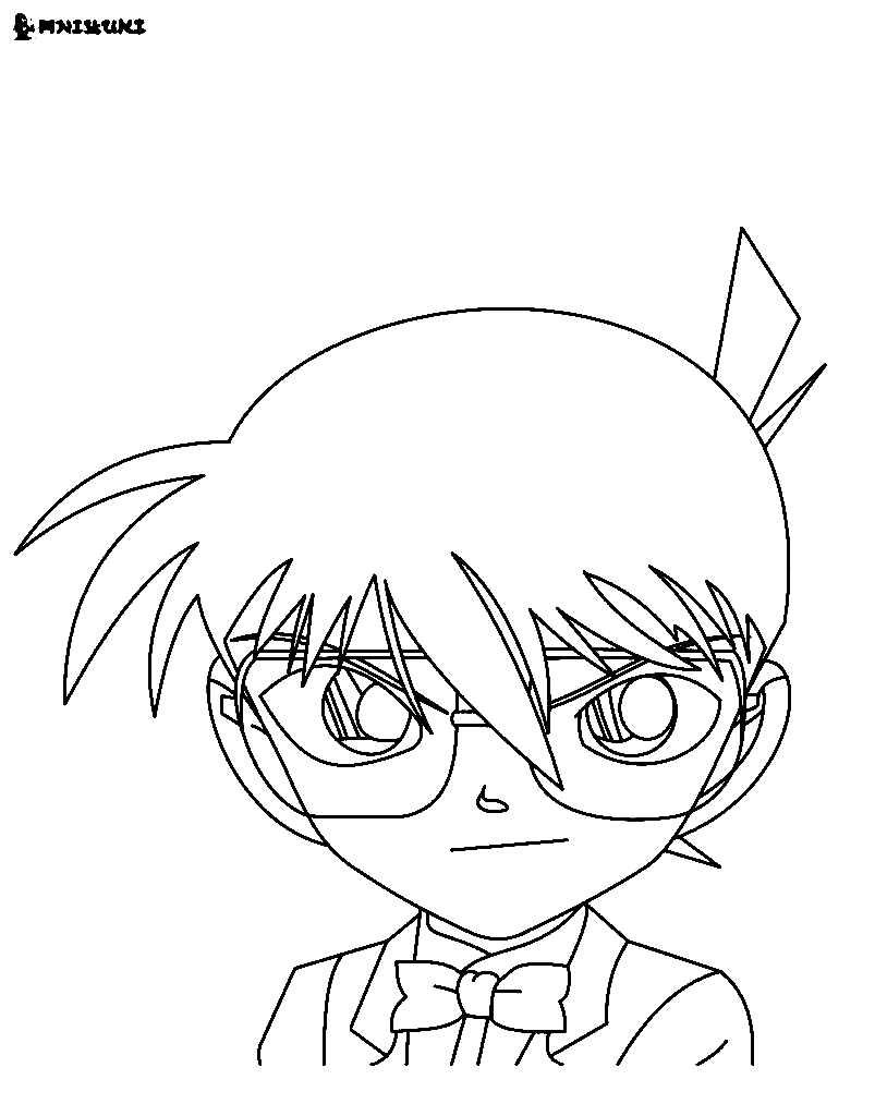 Detective Conan Coloring Pages Printable for Free Download