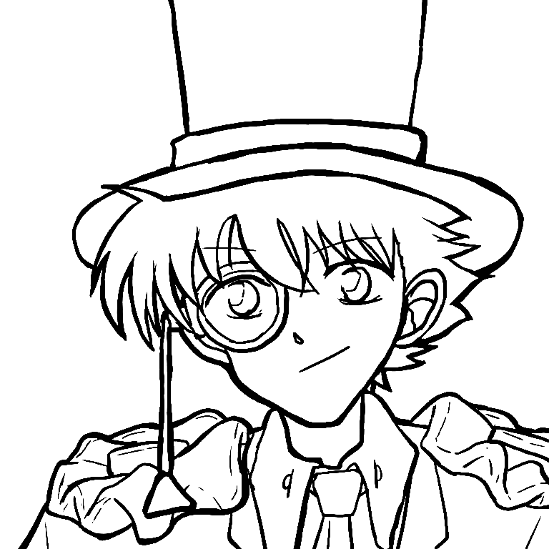 Detective Conan Coloring Pages Printable For Free Download