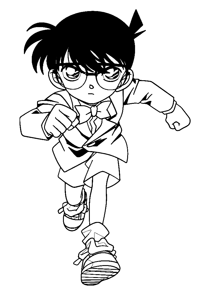 Detective Conan Coloring Pages Printable For Free Download