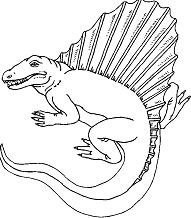 Dimetrodon Coloring Pages Printable for Free Download