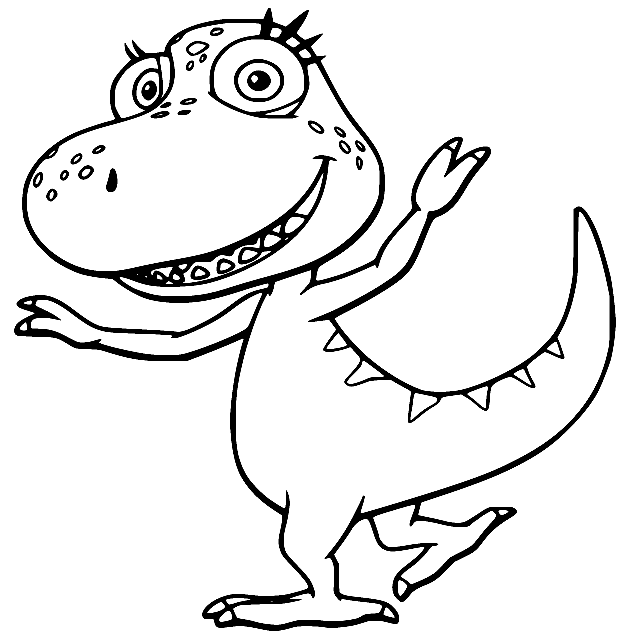 Dinosaur Train Coloring Pages Printable for Free Download