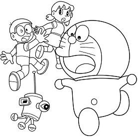 Doraemon Coloring Pages Printable for Free Download