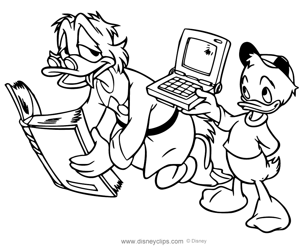 DuckTales Coloring Pages Printable for Free Download