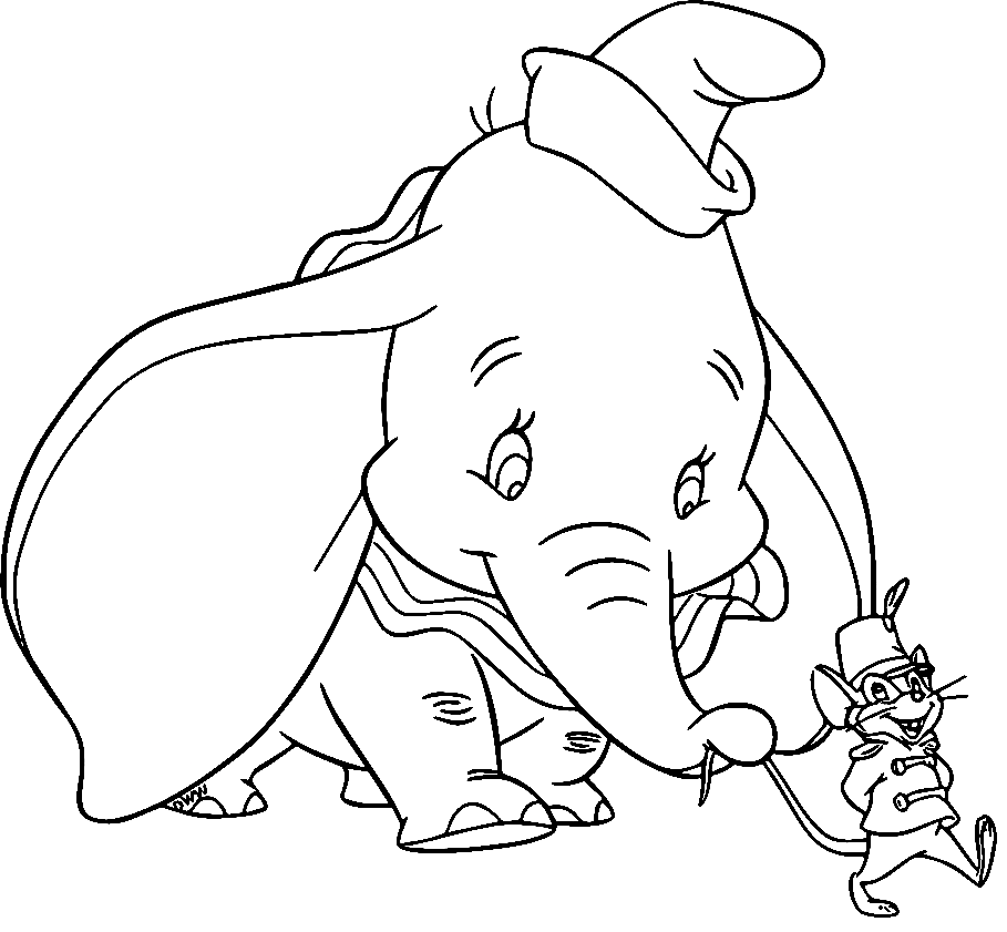 smitty coloring pages printable dumbo