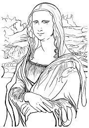 Famous paintings Coloring Pages Printable for Free Download