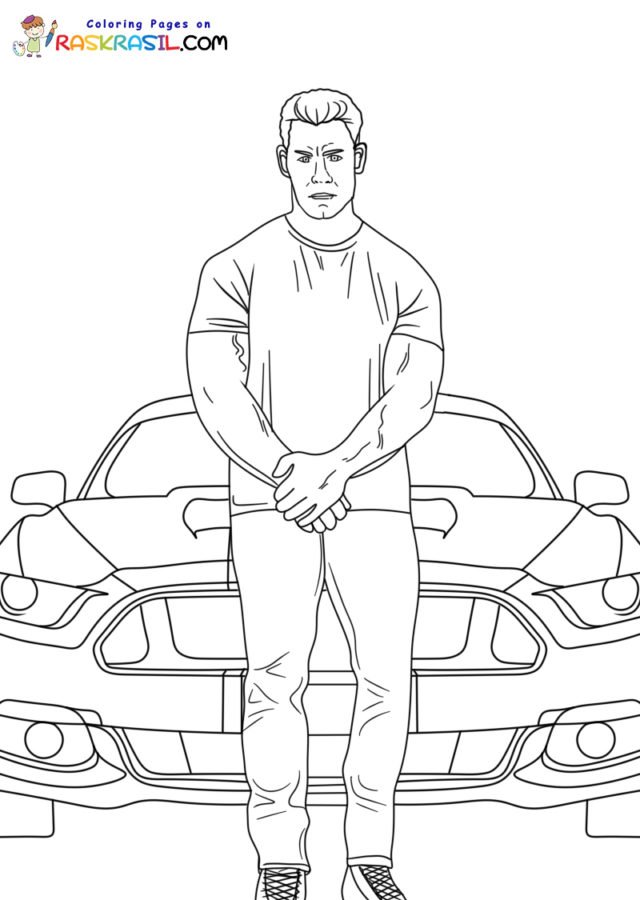 Fast and Furious Coloring Pages Printable for Free Download