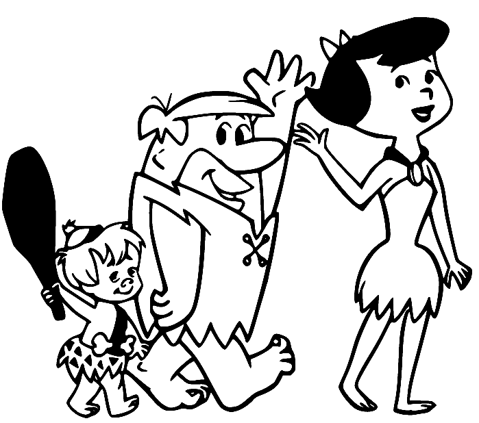 Flintstones Coloring Pages Printable For Free Download