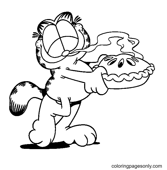 Garfield Coloring Pages Printable for Free Download