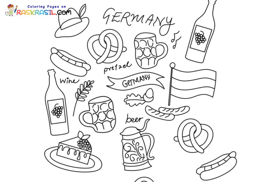 Germany Coloring Pages Printable for Free Download