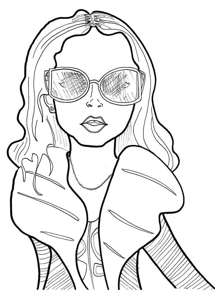 Girly Coloring Pages Printable for Free Download