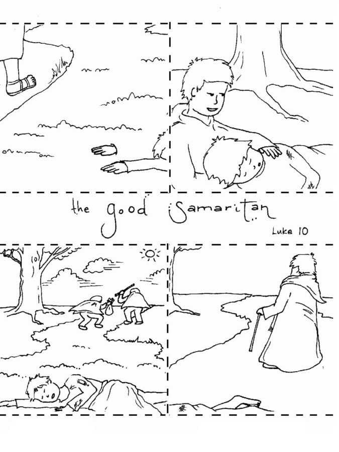 Good Samaritan Coloring Pages Printable for Free Download