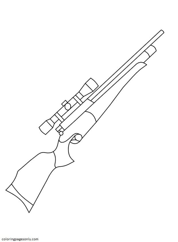 Gun Coloring Pages Printable for Free Download