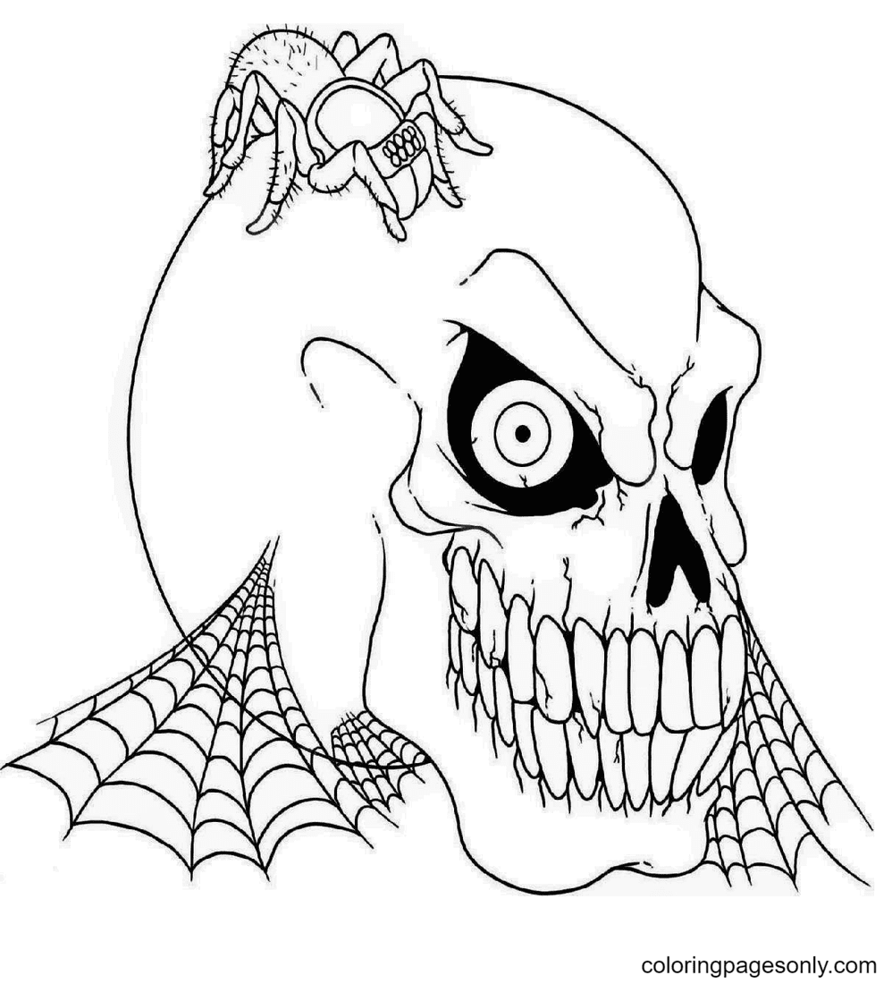 Halloween Masks Coloring Pages Printable for Free Download