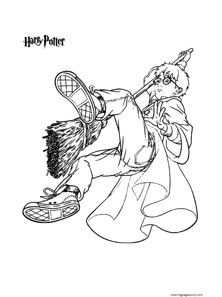 Harry Potter Coloring Pages Printable for Free Download