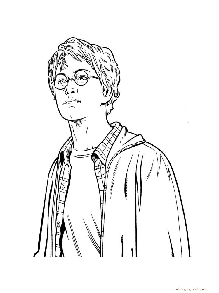 Harry Potter Coloring Pages Printable for Free Download