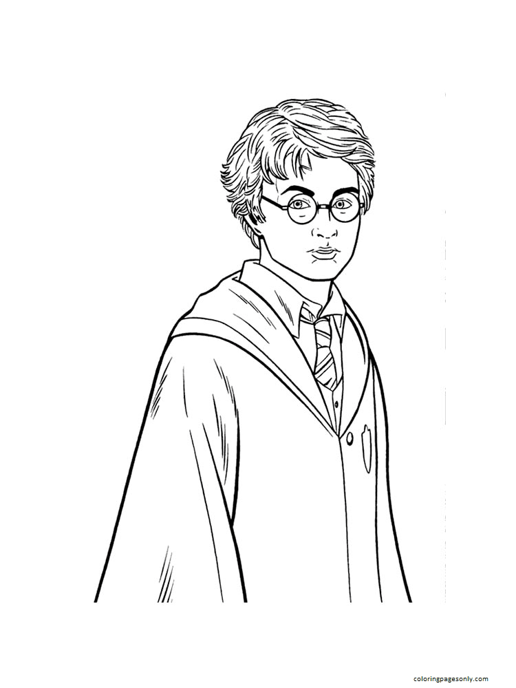 Harry Potter Coloring Pages Printable for Free Download